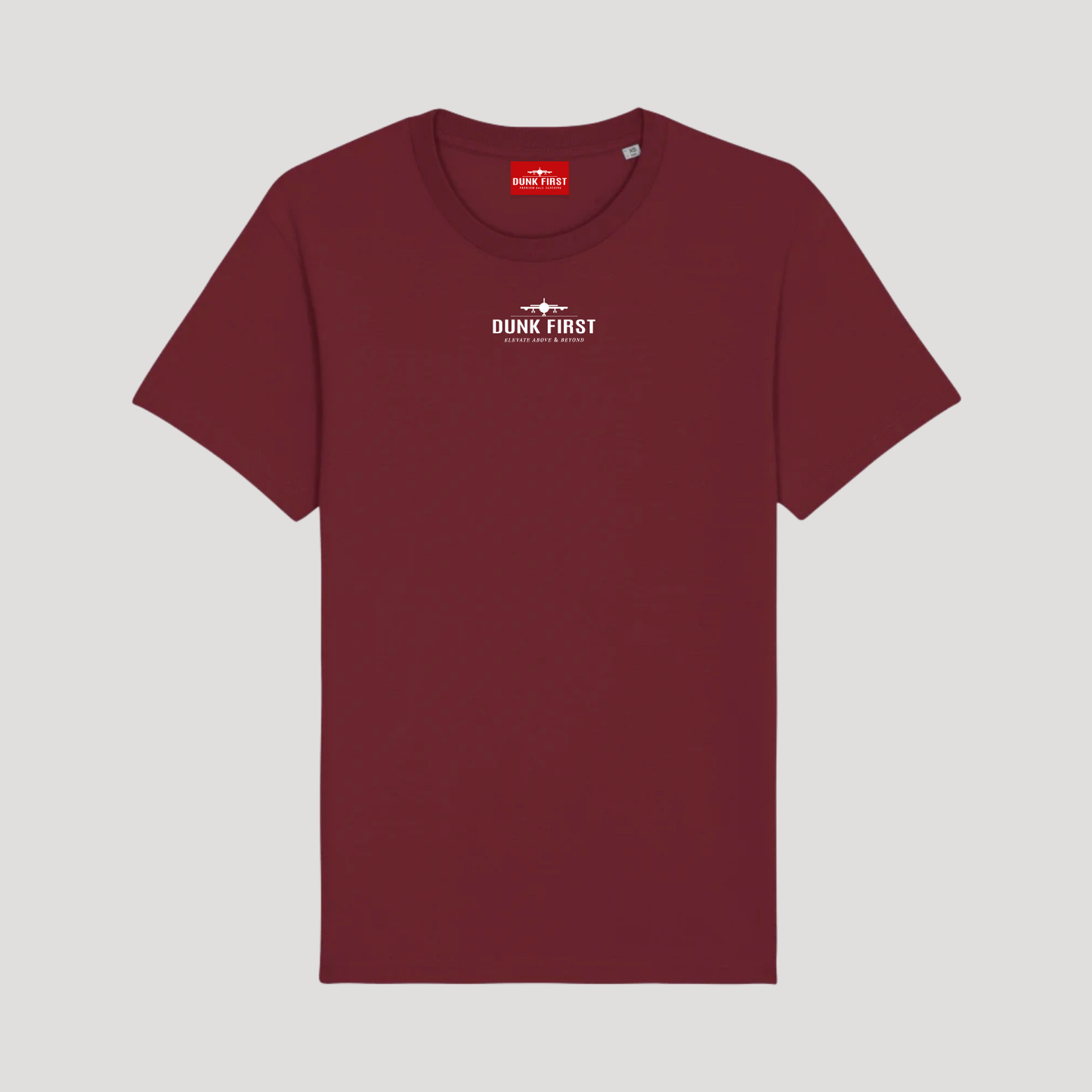 Tee-shirt Dunk First Rouge Bordeaux "Runway Private Jet"
