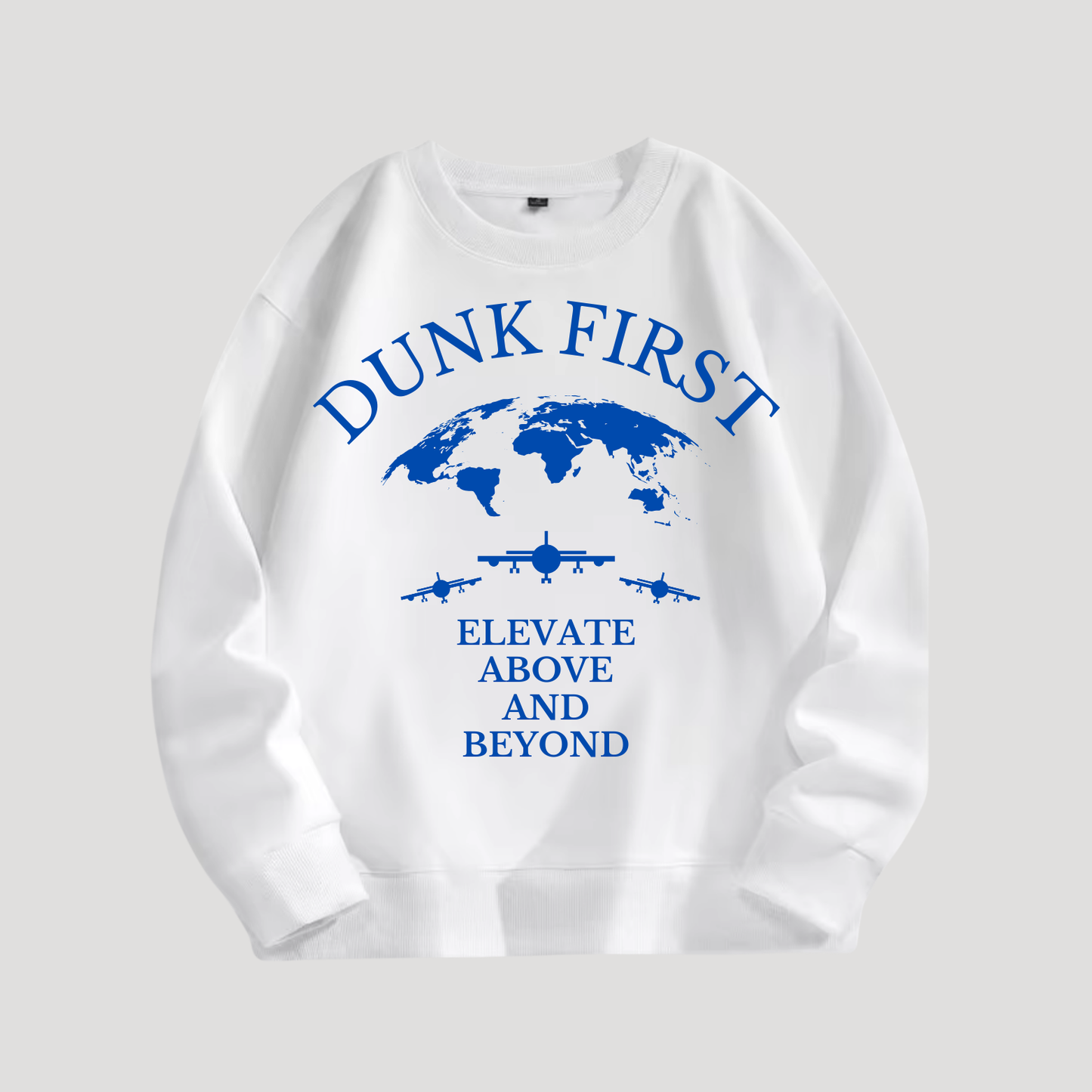 Sweat-shirt Dunk First World Tour Blanc Bleu