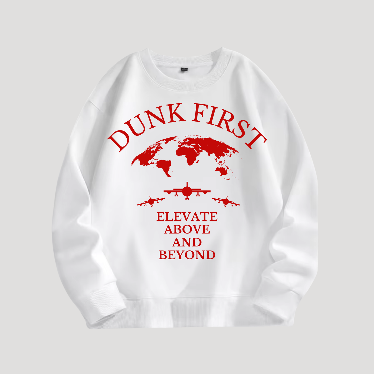 Sweat-shirt Dunk First World Tour Blanc Rouge