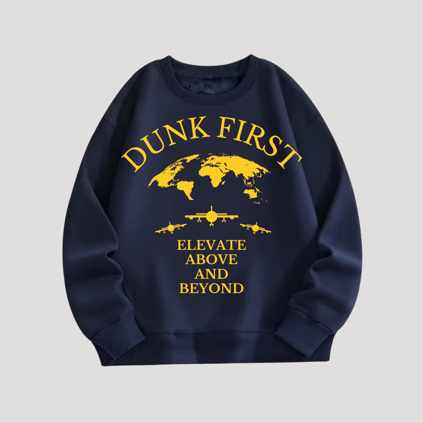 Sweat-shirt Dunk First World Tour Marine Jaune