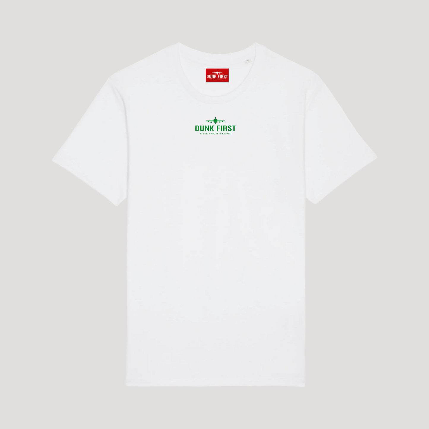 Tee-shirt Dunk First Blanc vert "Runway Private Jet"