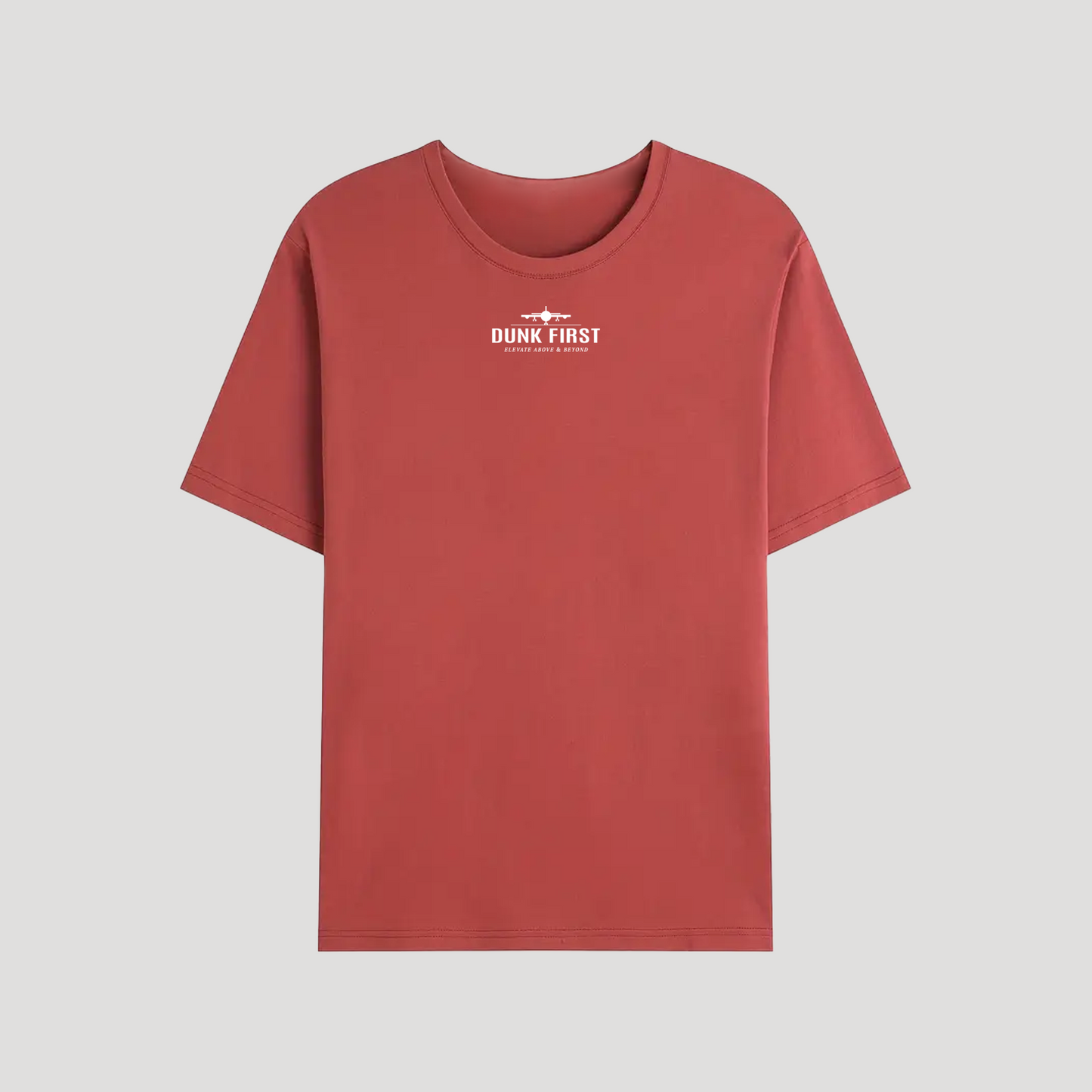 Dunk First - Tee-shirt Corail "Runway Private Jet"