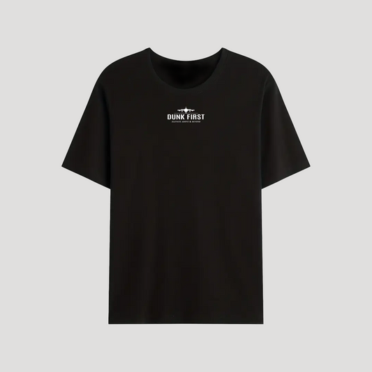Dunk First - Tee shirt noir "Private Jet Runway"